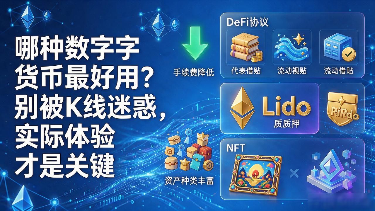 哪种数字货币最好用？别被K线迷惑，实际体验才是关键