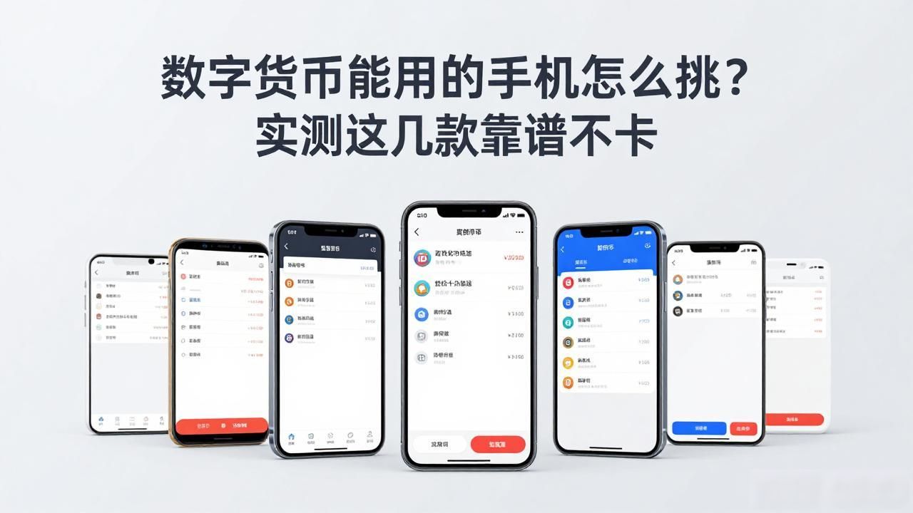 数字货币能用的手机怎么挑?实测这几款靠谱不卡