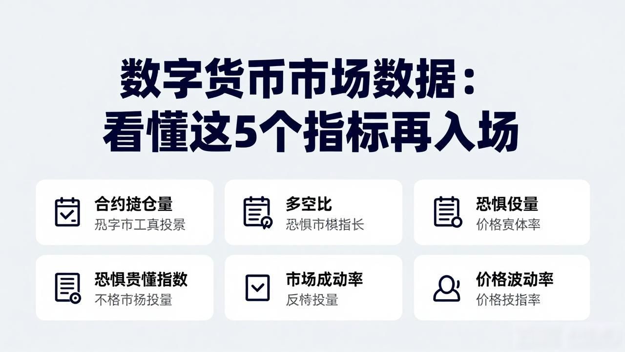 数字货币市场数据：看懂这5个指标再入场