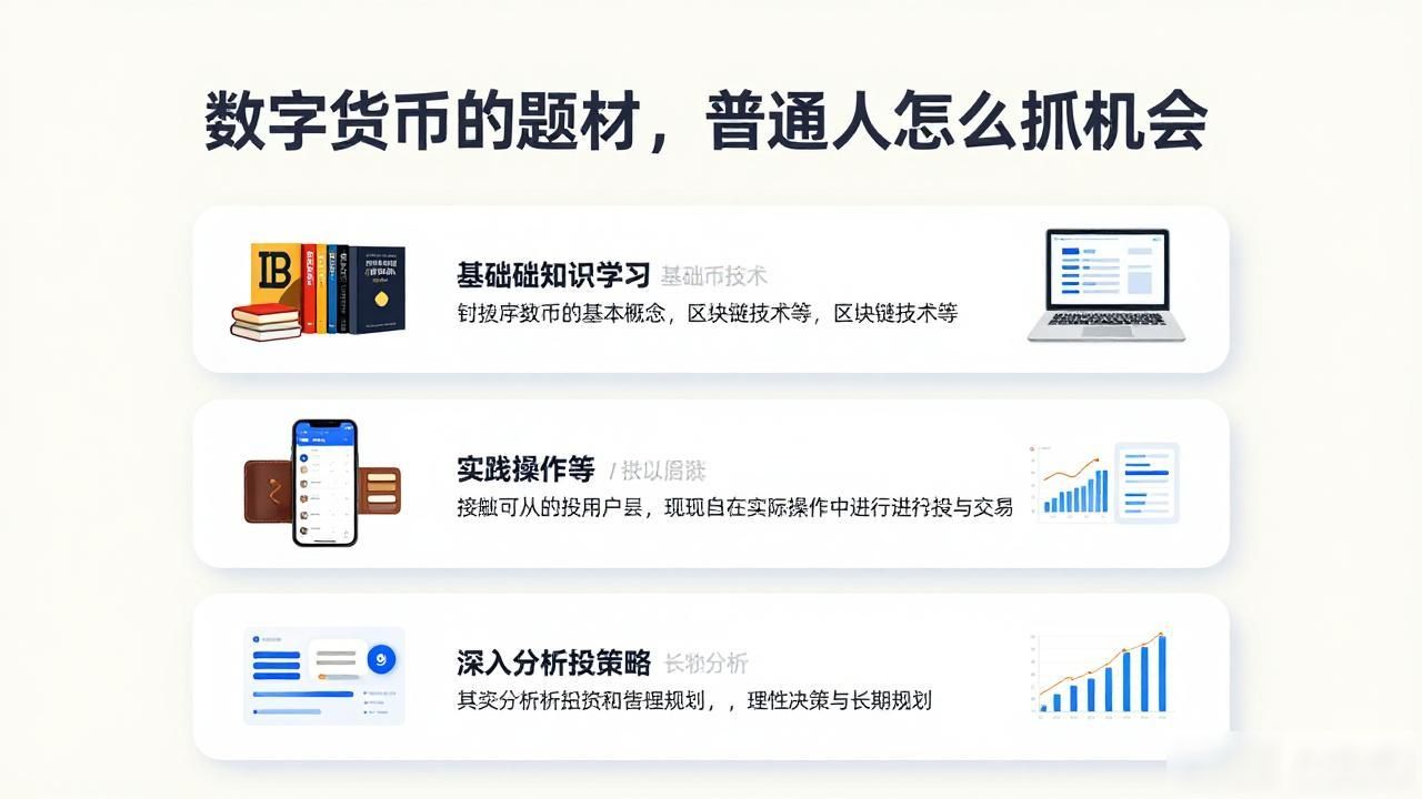 数字货币的题材，普通人怎么抓机会