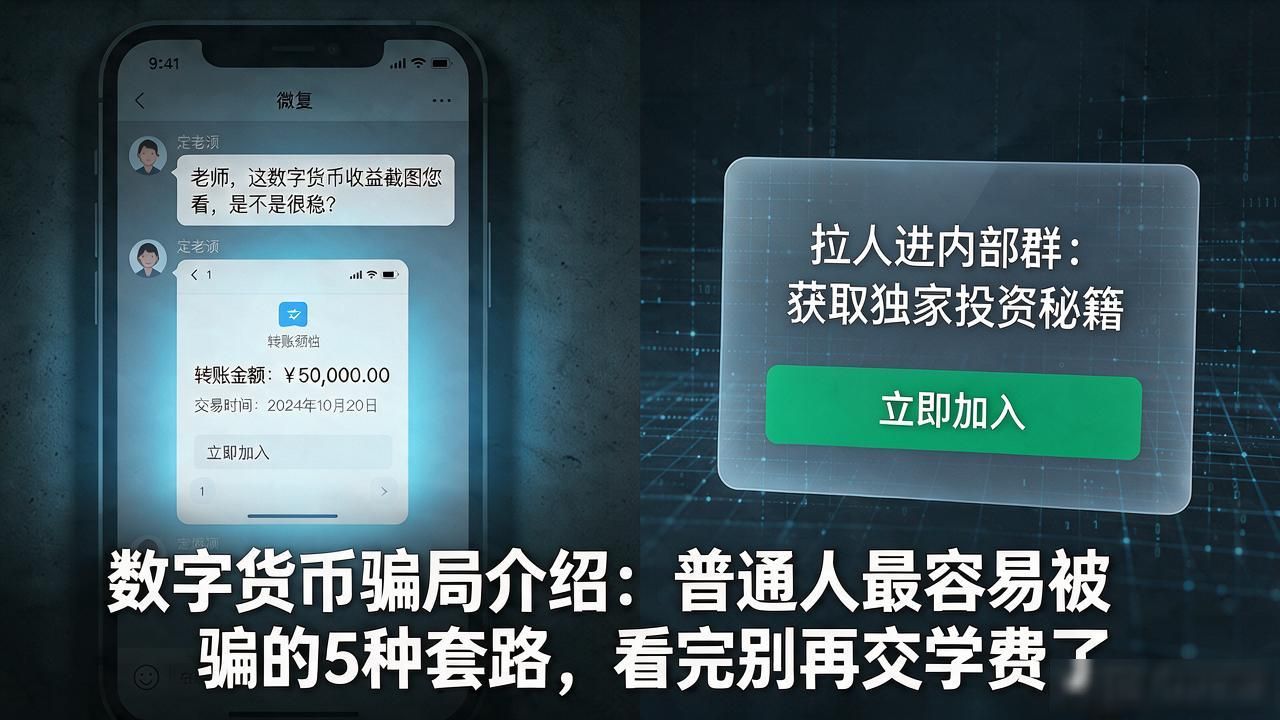 数字货币骗局介绍：普通人最容易被骗的5种套路，看完别再交学费了