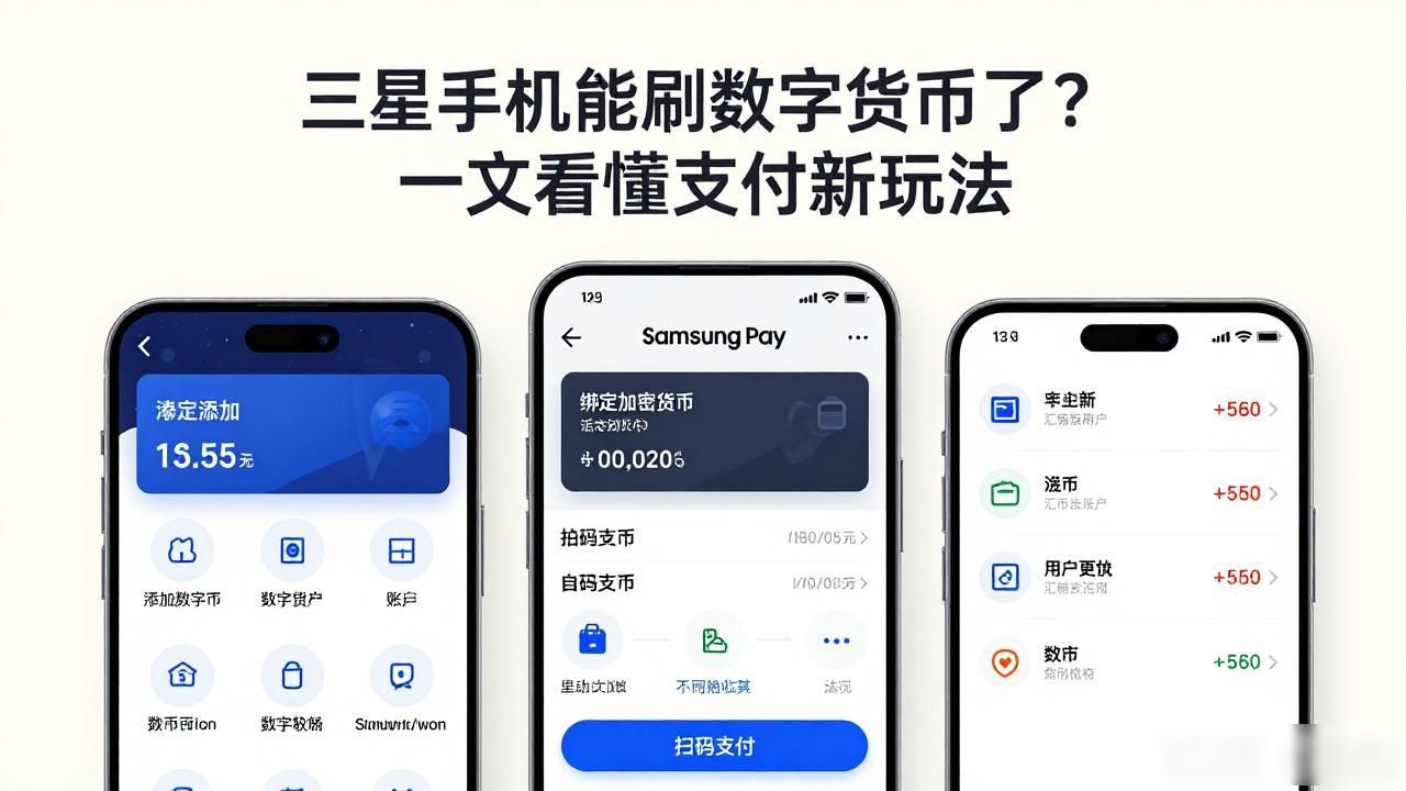 三星手机能刷数字货币了？一文看懂支付新玩法