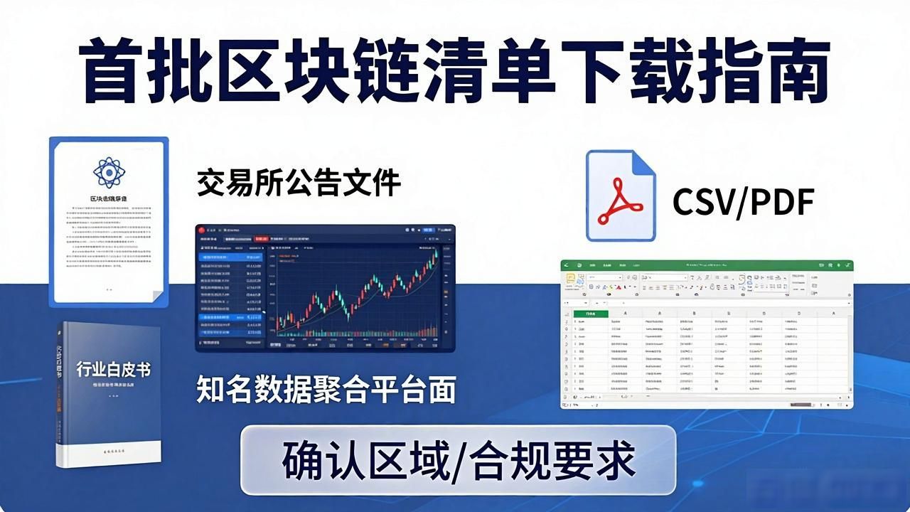 首批区块链清单下载指南：如何高效获取权威数据