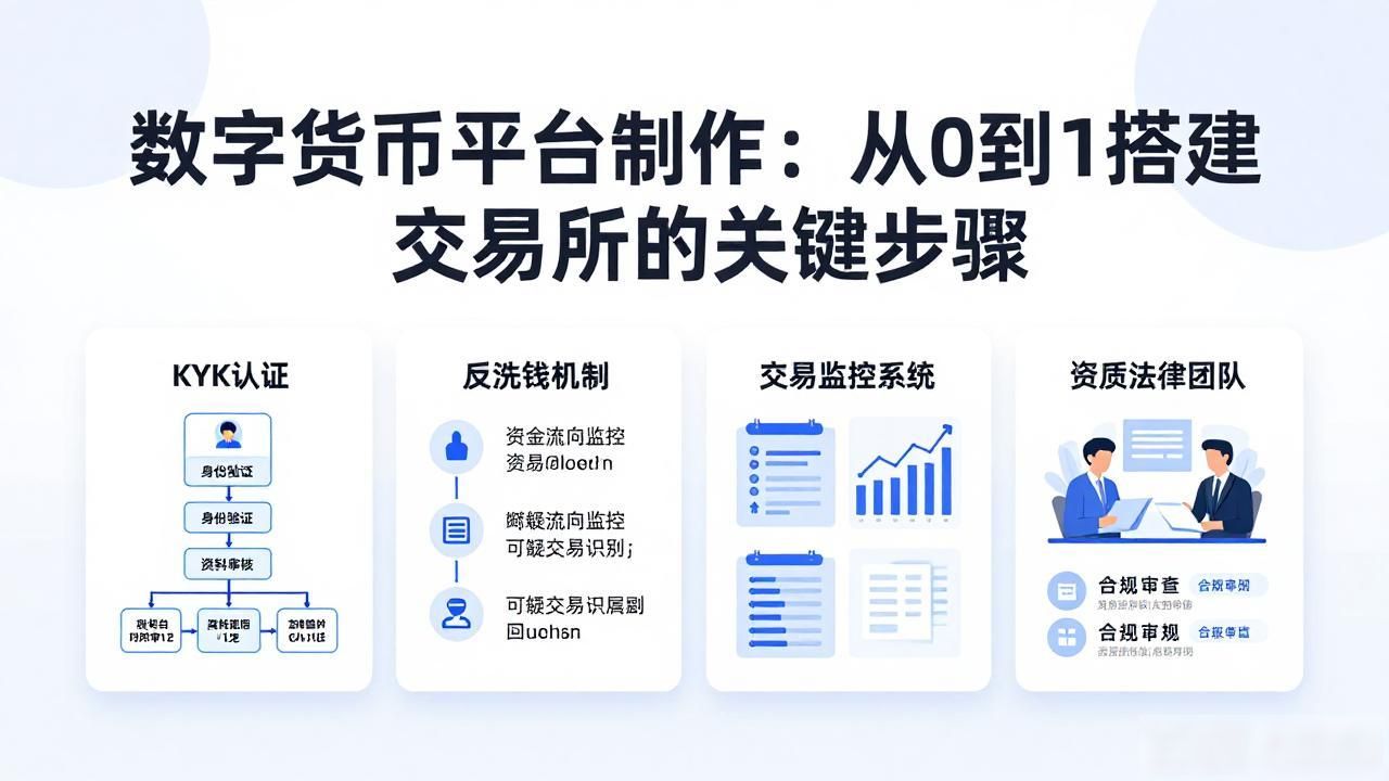 数字货币平台制作:从0到1搭建交易所的关键步骤