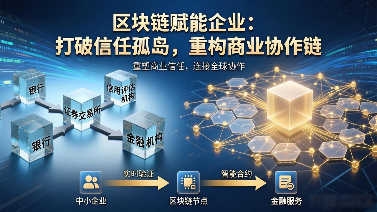 企业落地区块链:打破信任孤岛,重构商业协作链