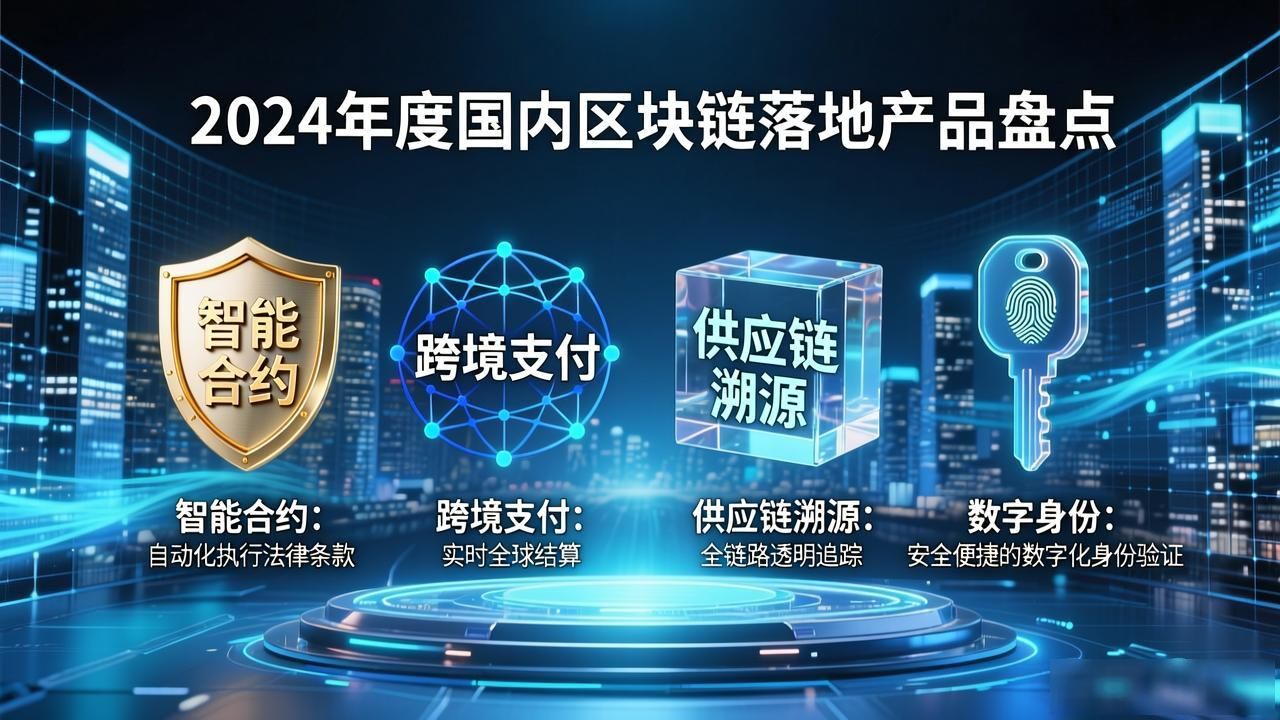 国内区块链最新产品盘点：这几款应用真正落地了