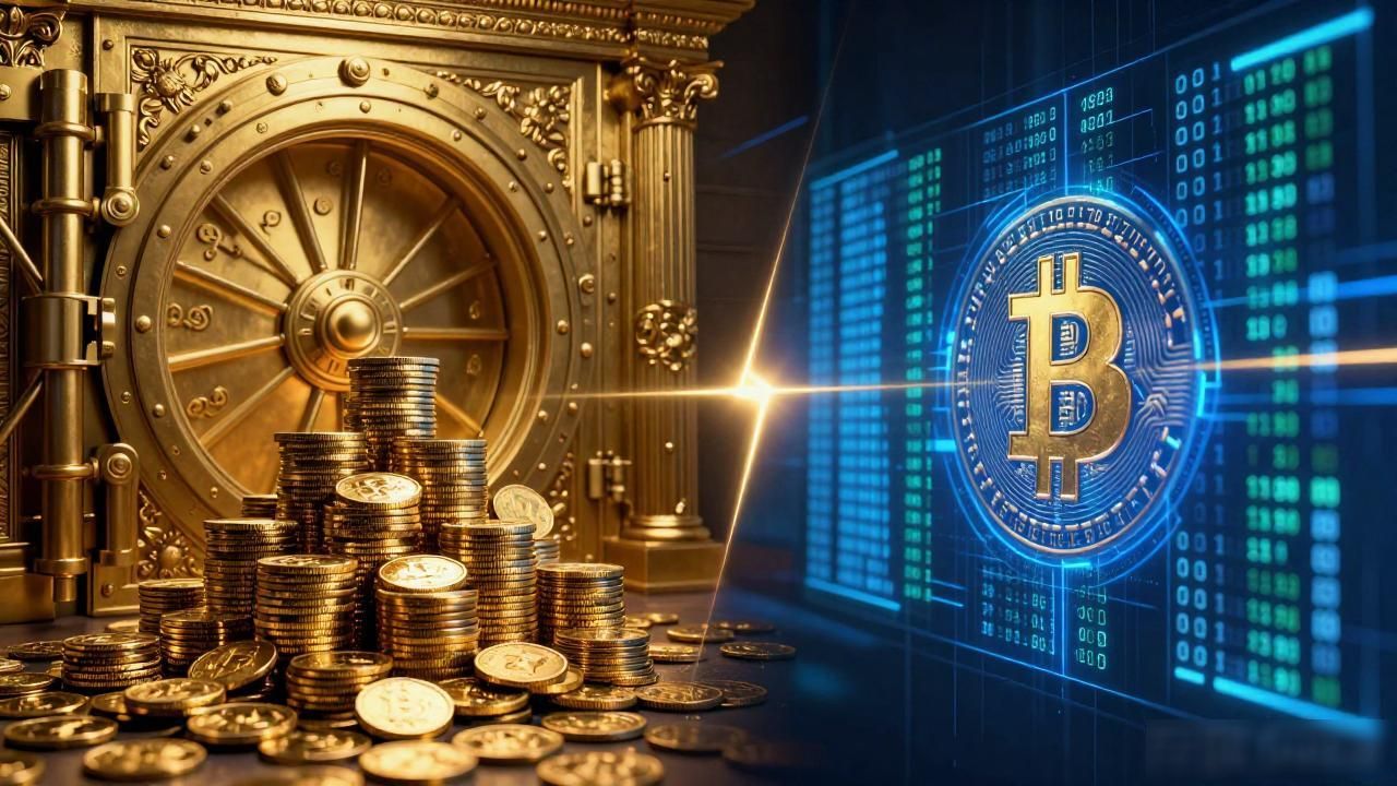 区块链币和黄金：老钱与新贵的资产对决
