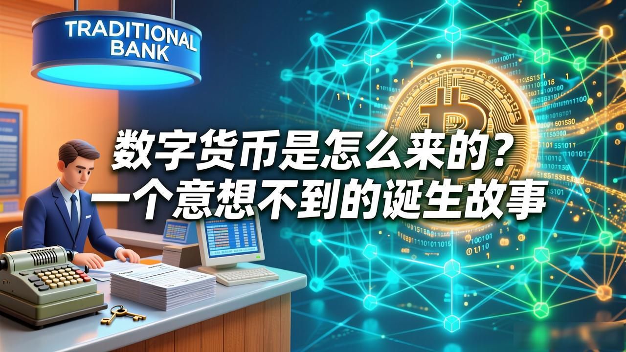 数字货币是怎么来的？一个意想不到的诞生故事
