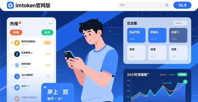 如何通过imToken官网版看行情？用热搜、自选、链上数据把握市场动态