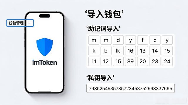 3分钟搞定!其他钱包资产导入imToken通用版指南