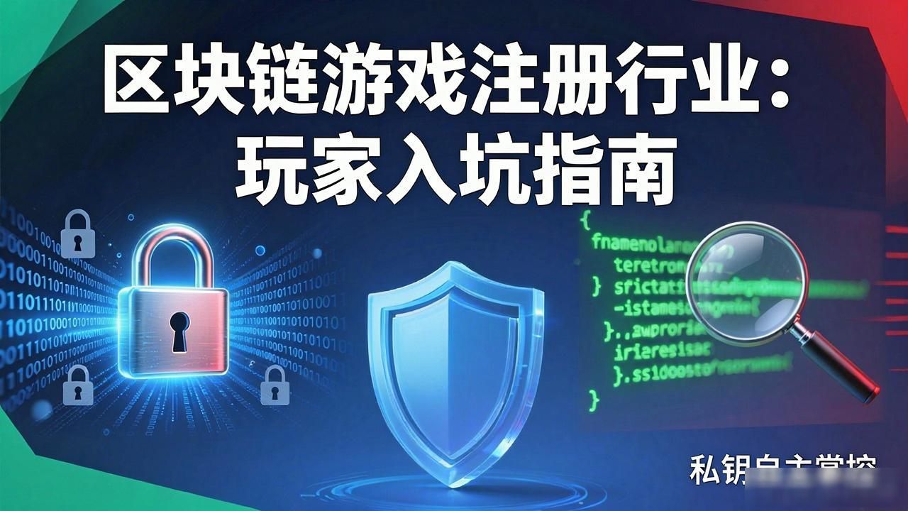区块链游戏注册行业:玩家入坑指南