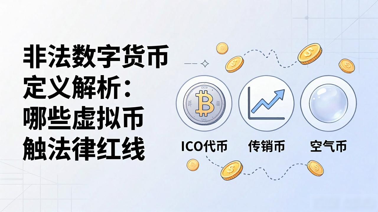 非法数字货币定义解析:哪些虚拟币触碰法律红线