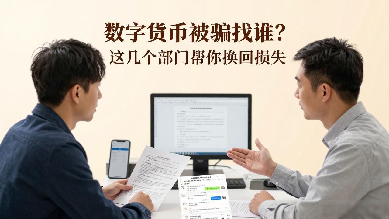 数字货币被骗找谁?这几个部门帮你挽回损失
