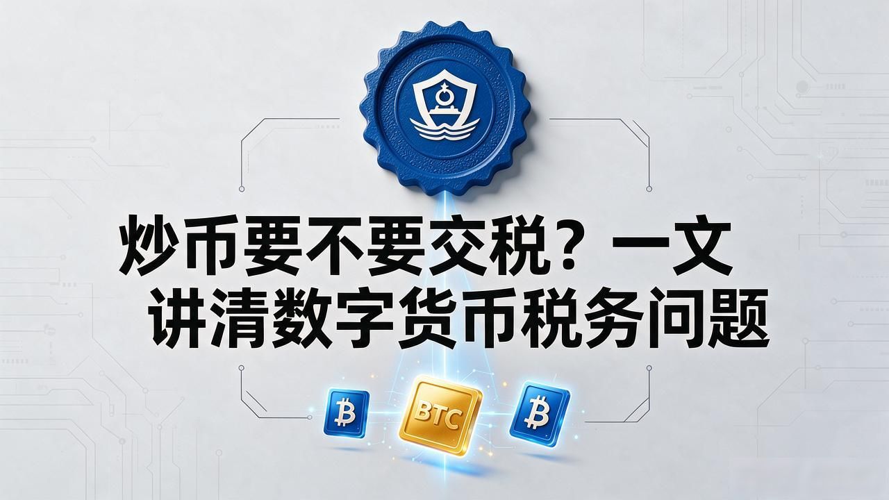 炒币要不要交税?一文讲清数字货币税务问题