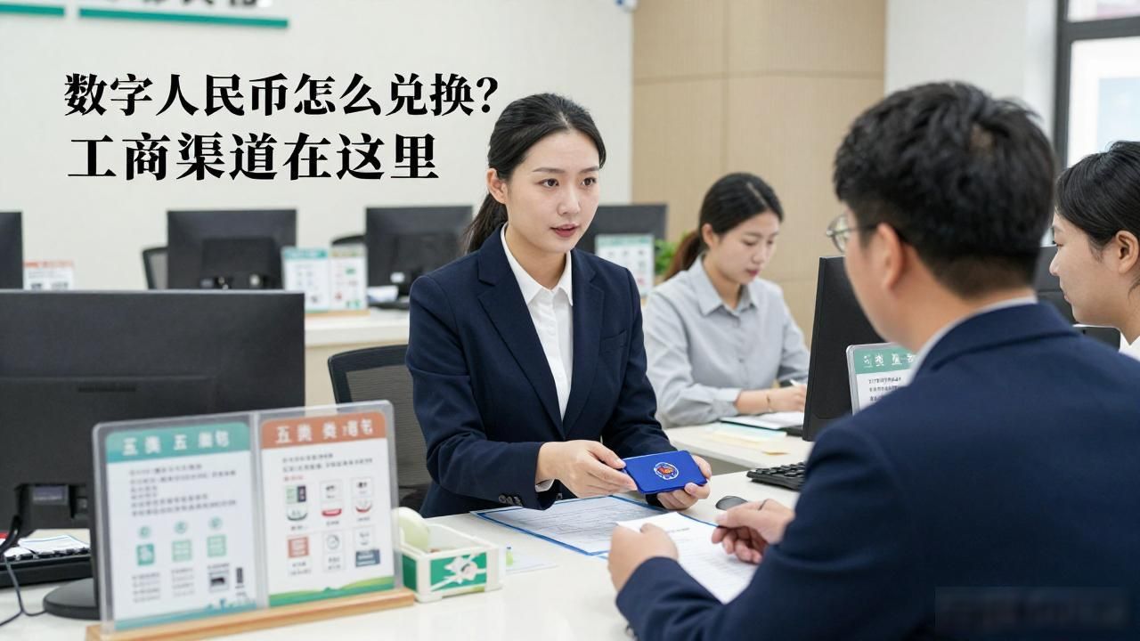 数字人民币怎么兑换？工商渠道在这里