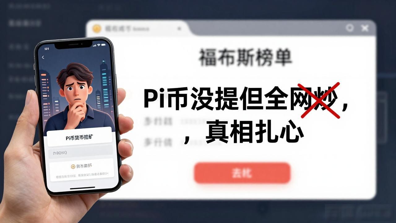 福布斯没提Pi币,但全网都在炒,真相有点扎心