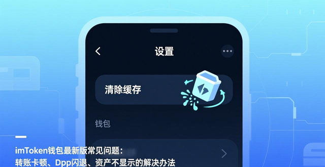 imToken钱包最新版常见问题：转账卡顿、DApp闪退、资产不显示的解决办法