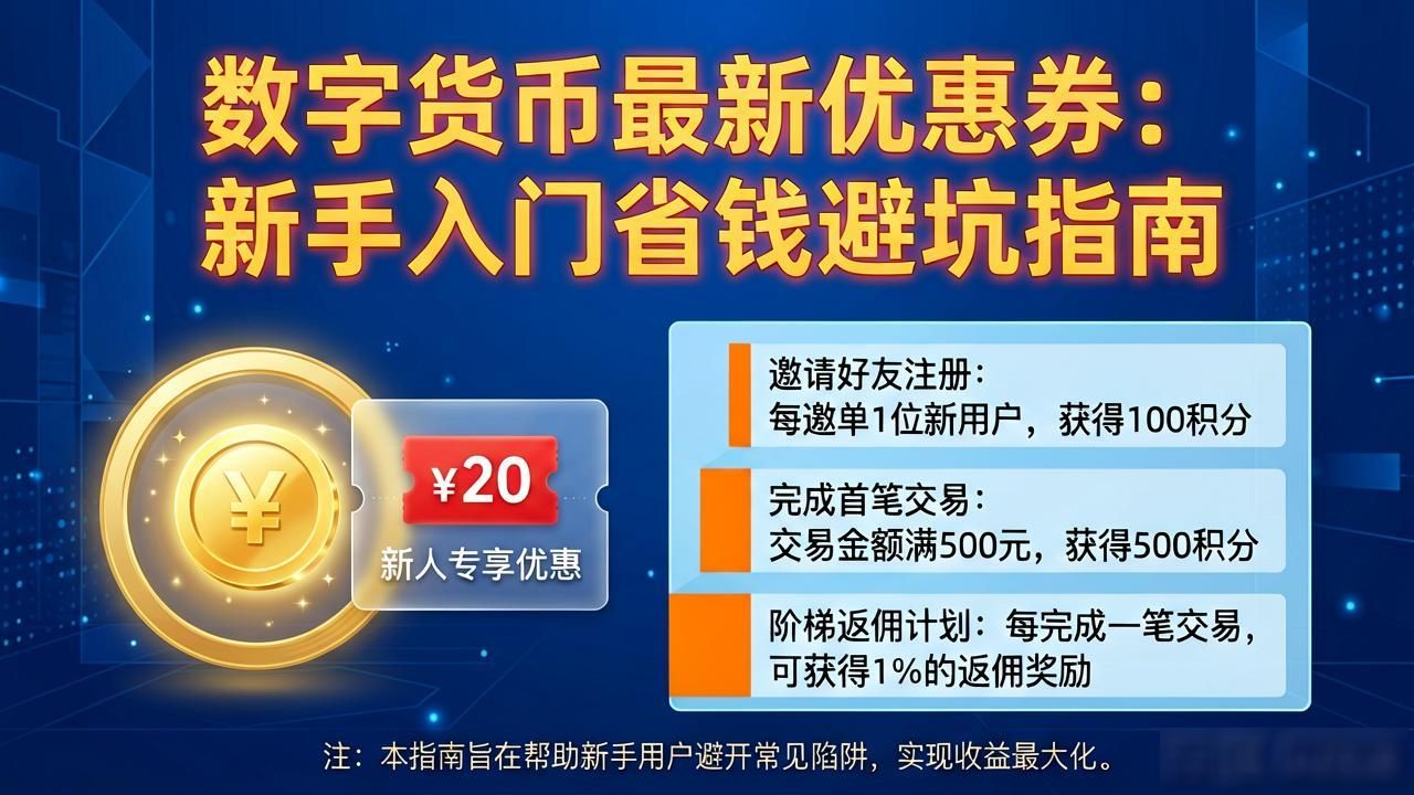 数字货币最新优惠券：新手入门省钱避坑指南