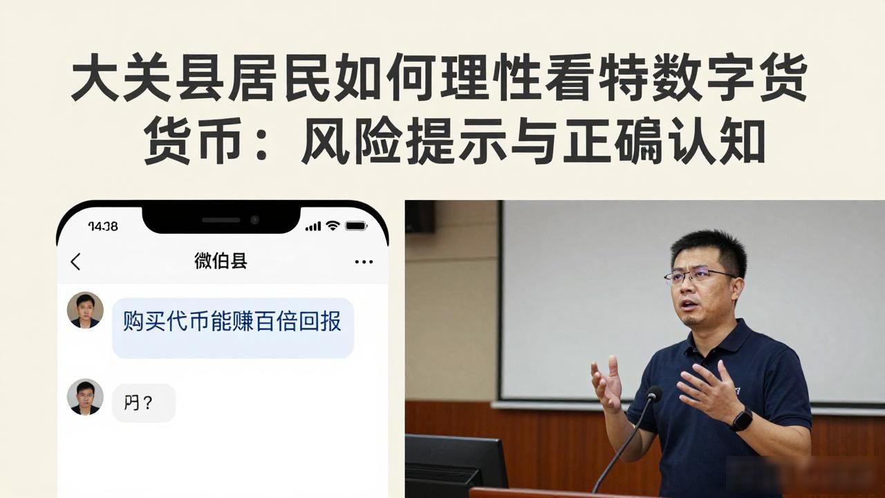 大关县居民如何理性看待数字货币：风险提示与正确认知