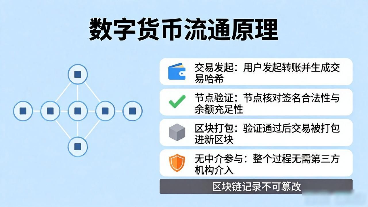 数字货币怎么转起来的?一文讲清流通原理