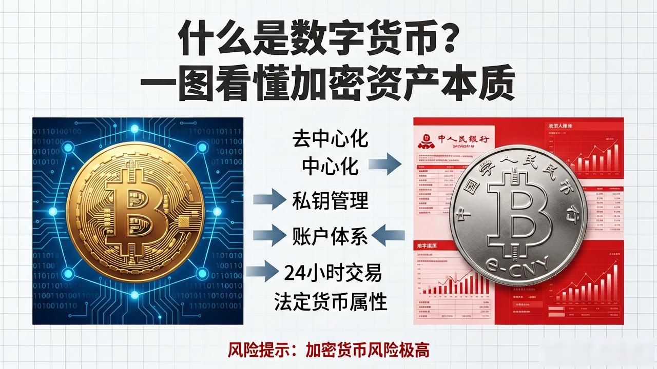 什么是数字货币？一图看懂加密资产本质