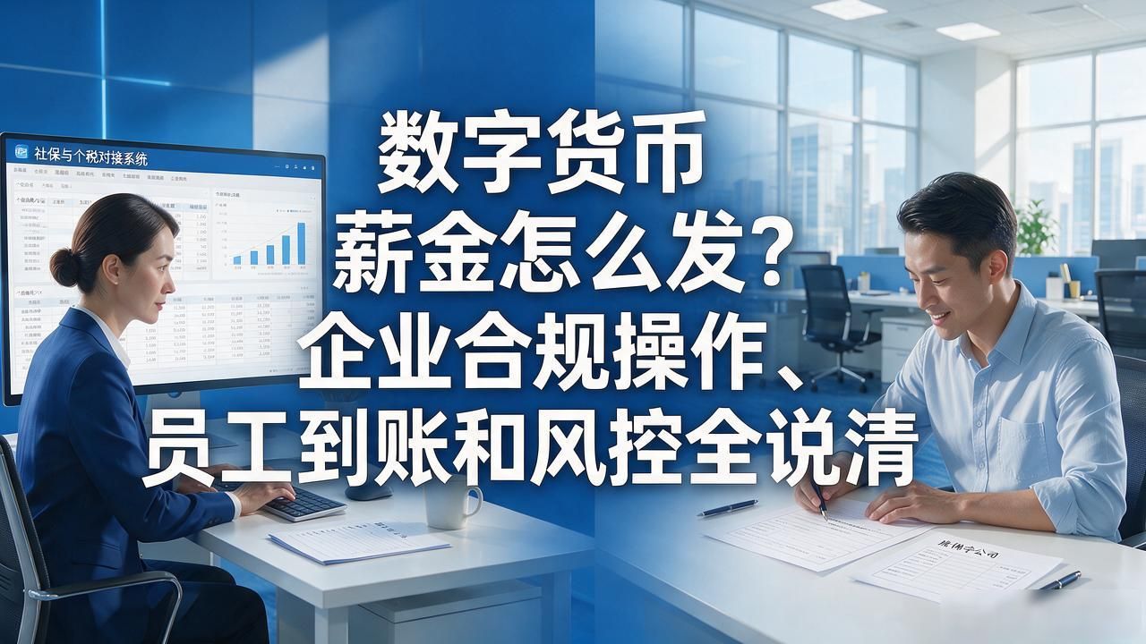 数字货币薪金怎么发?企业合规操作、员工到账和风控全说清