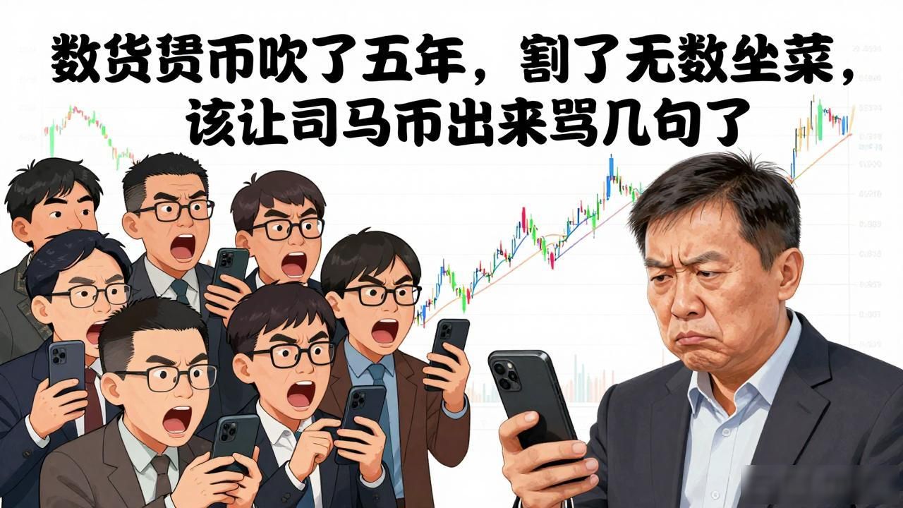 数字货币吹了五年割了无数韭菜,该让司马南出来骂几句了