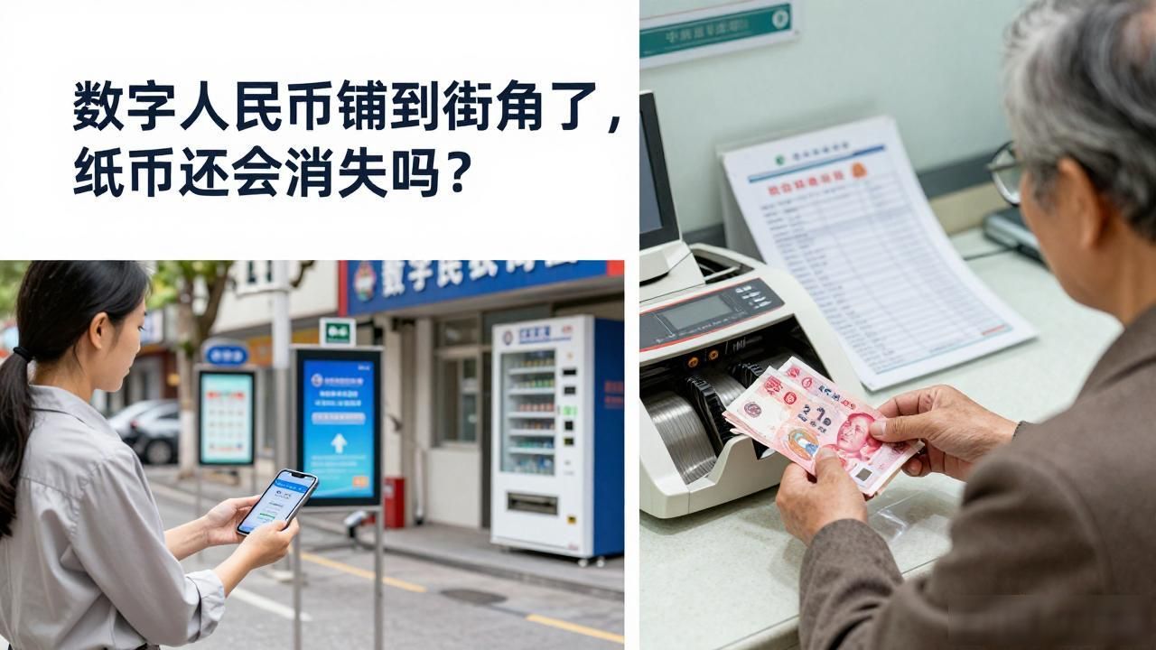 数字人民币铺到街角了,纸币还会消失吗?干了十三年柜员的看法