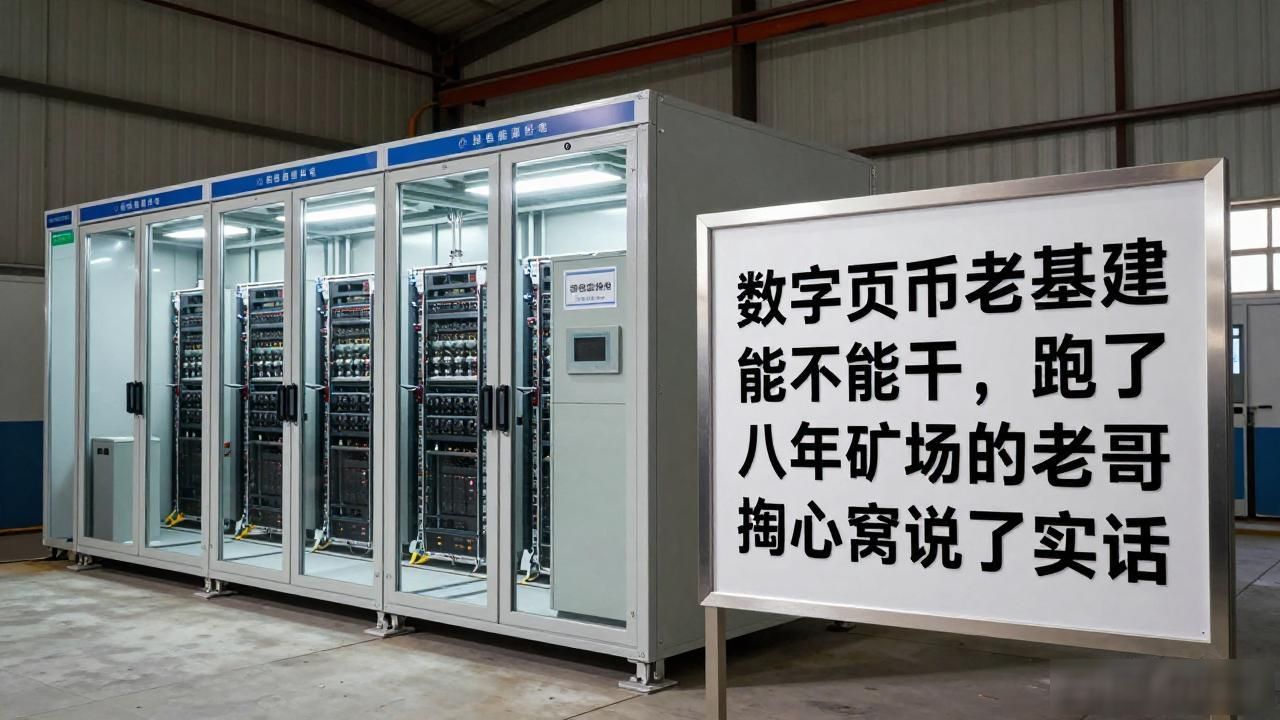数字货币老基建还能不能干，跑了八年矿场的老哥掏心窝说了实话