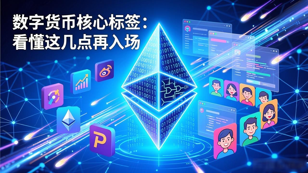 数字货币核心标签：看懂这几点再入场