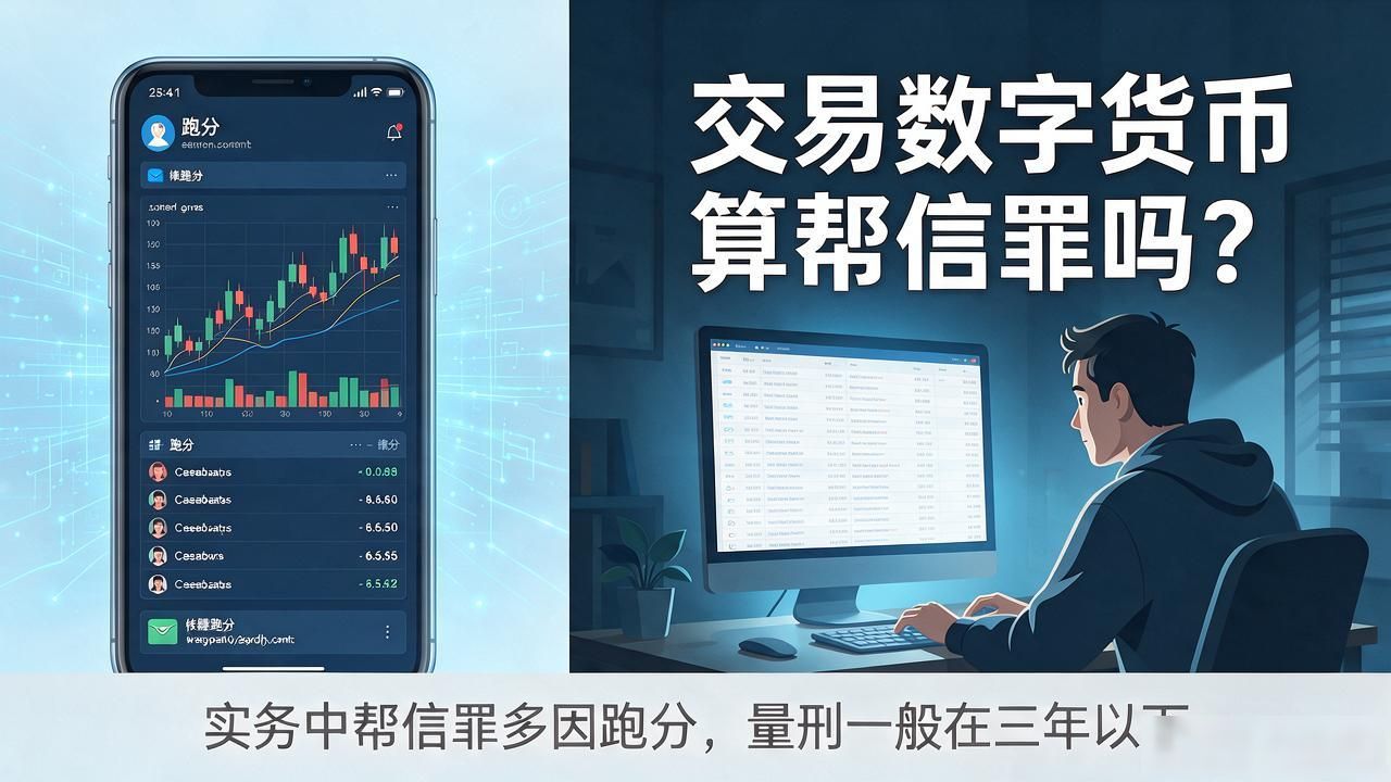 交易数字货币算帮信罪吗？不是随便买卖就入罪，别自己吓自己