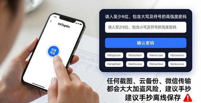 imToken钱包官网下载与注册 三步安全创建钱包