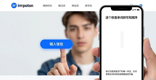 imToken钱包怎么恢复？助记词导入官网，别信找回密码