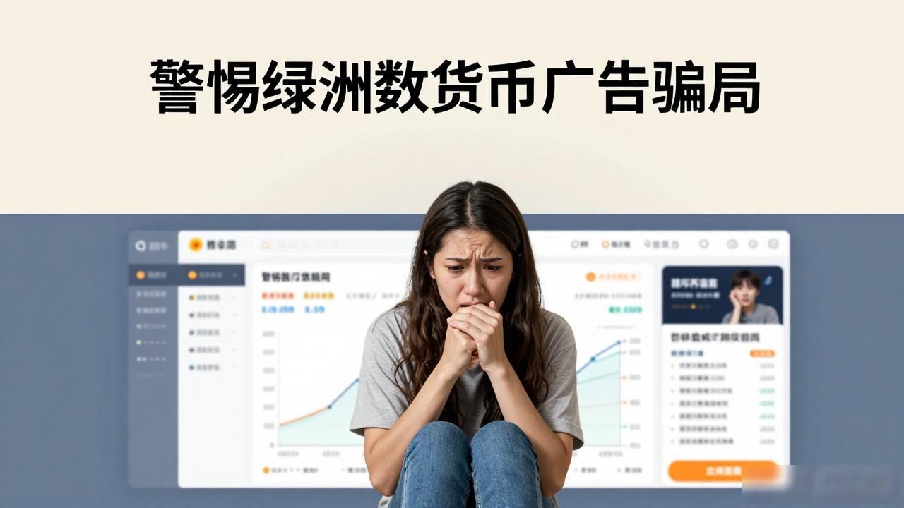 警惕绿洲数字货币广告骗局
