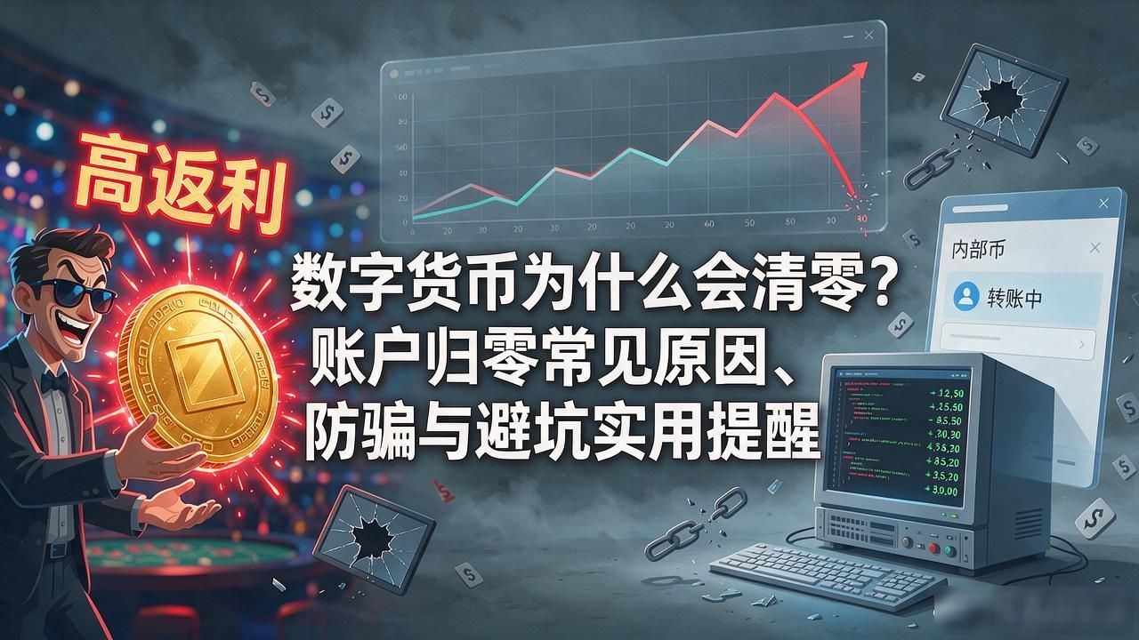数字货币为什么会清零？账户归零常见原因、防骗与避坑实用提醒