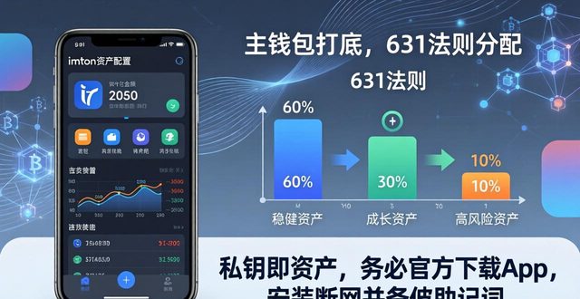 imToken资产配置：主钱包打底，631法则分配
