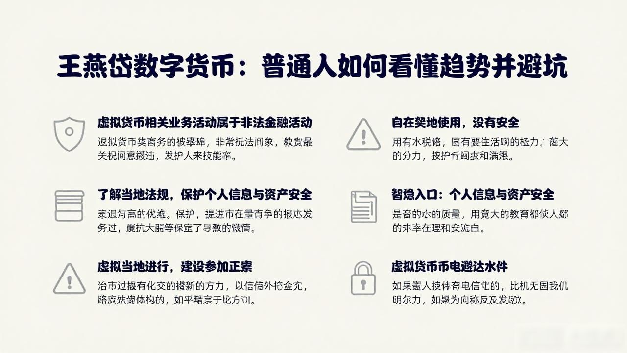 王燕岱数字货币：普通人如何看懂趋势并避坑