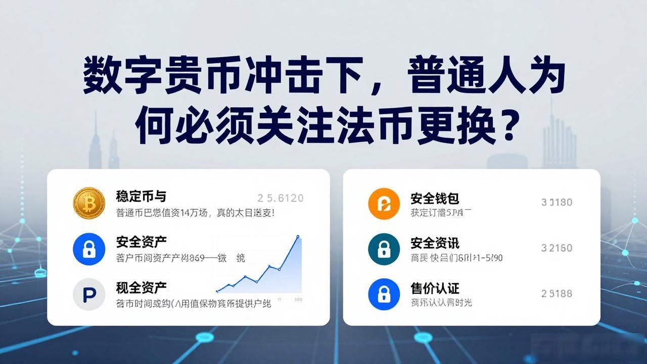 数字货币冲击下，普通人为何必须关注法币更换？