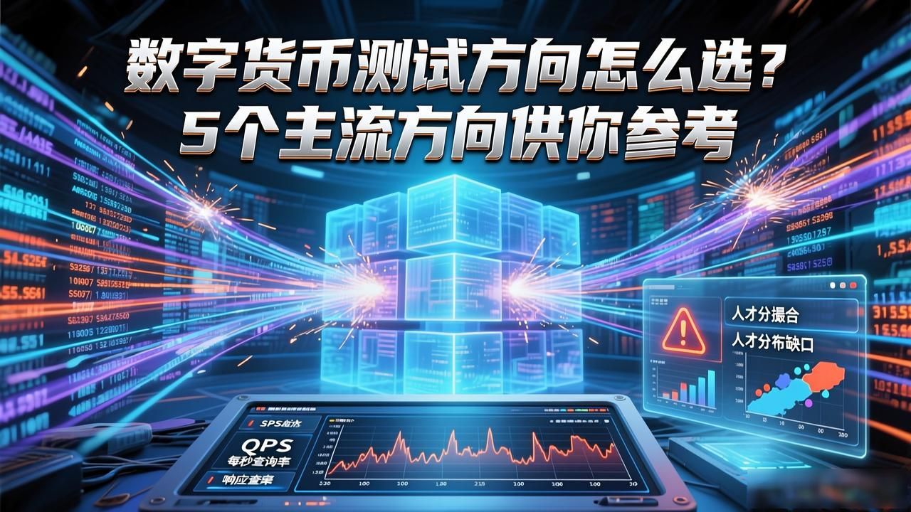 数字货币测试方向怎么选?5个主流方向供你参考