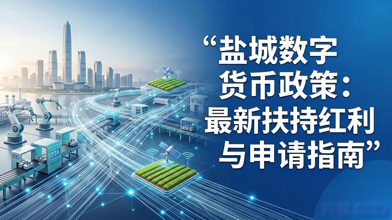 盐城数字货币政策:最新扶持红利与申请指南