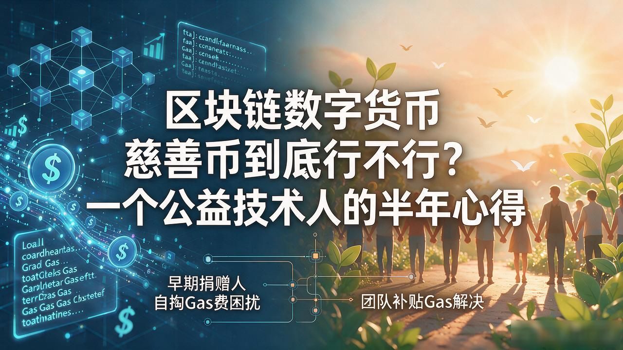 区块链数字货币慈善币到底行不行?一个公益技术人的半年心得