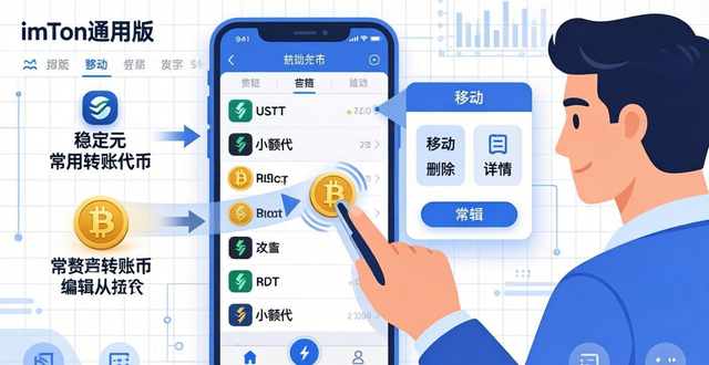 imToken通用版界面简化设置，三步让资产更清爽