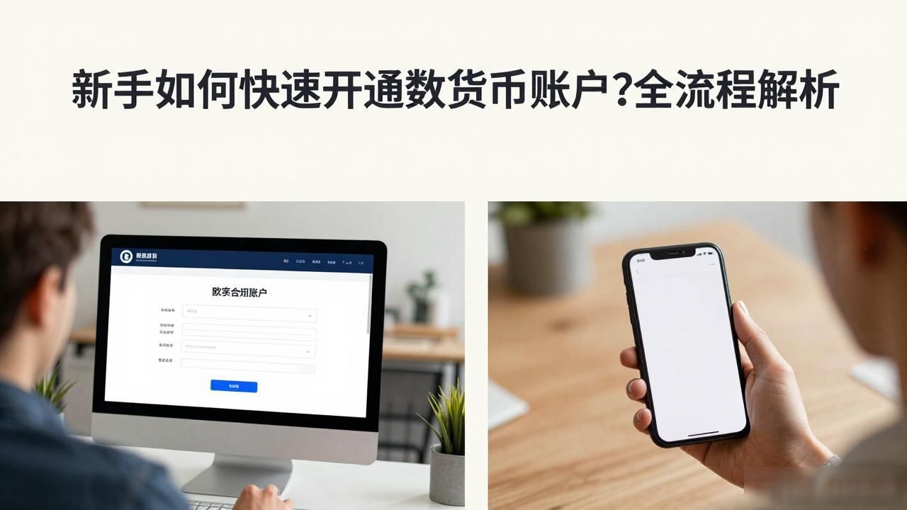 新手如何快速开通数字货币账户？全流程解析