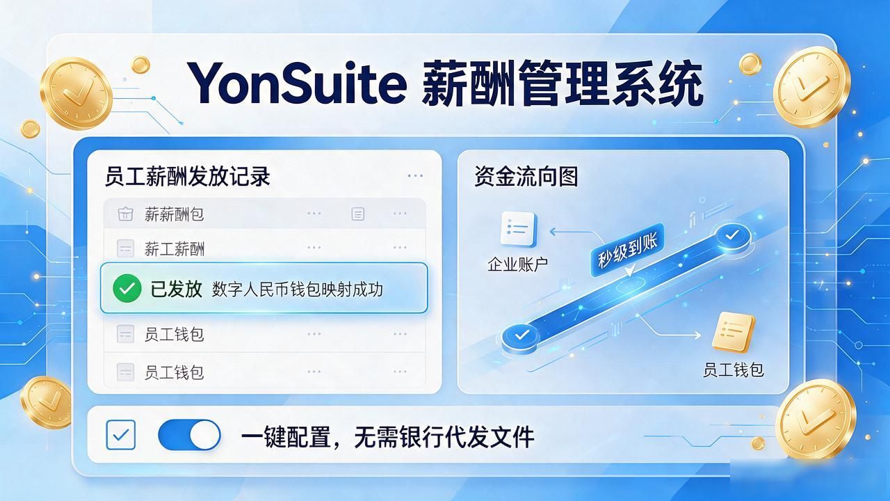用友网络能接数字货币吗,企业财务系统该改哪几处