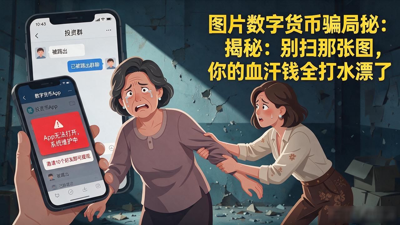 图片数字货币骗局揭秘：别扫那张图，你的血汗钱全打水漂了