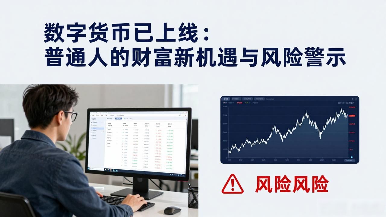 数字货币已上线:普通人的财富新机遇与风险警示