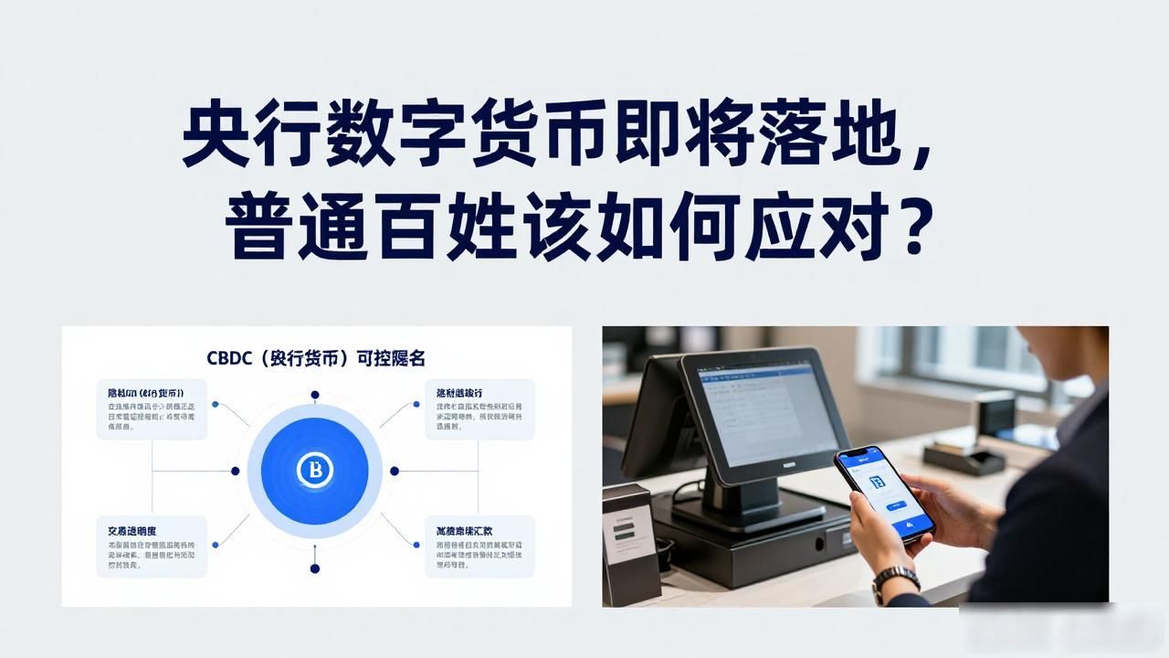 央行数字货币即将落地，普通百姓该如何应对？