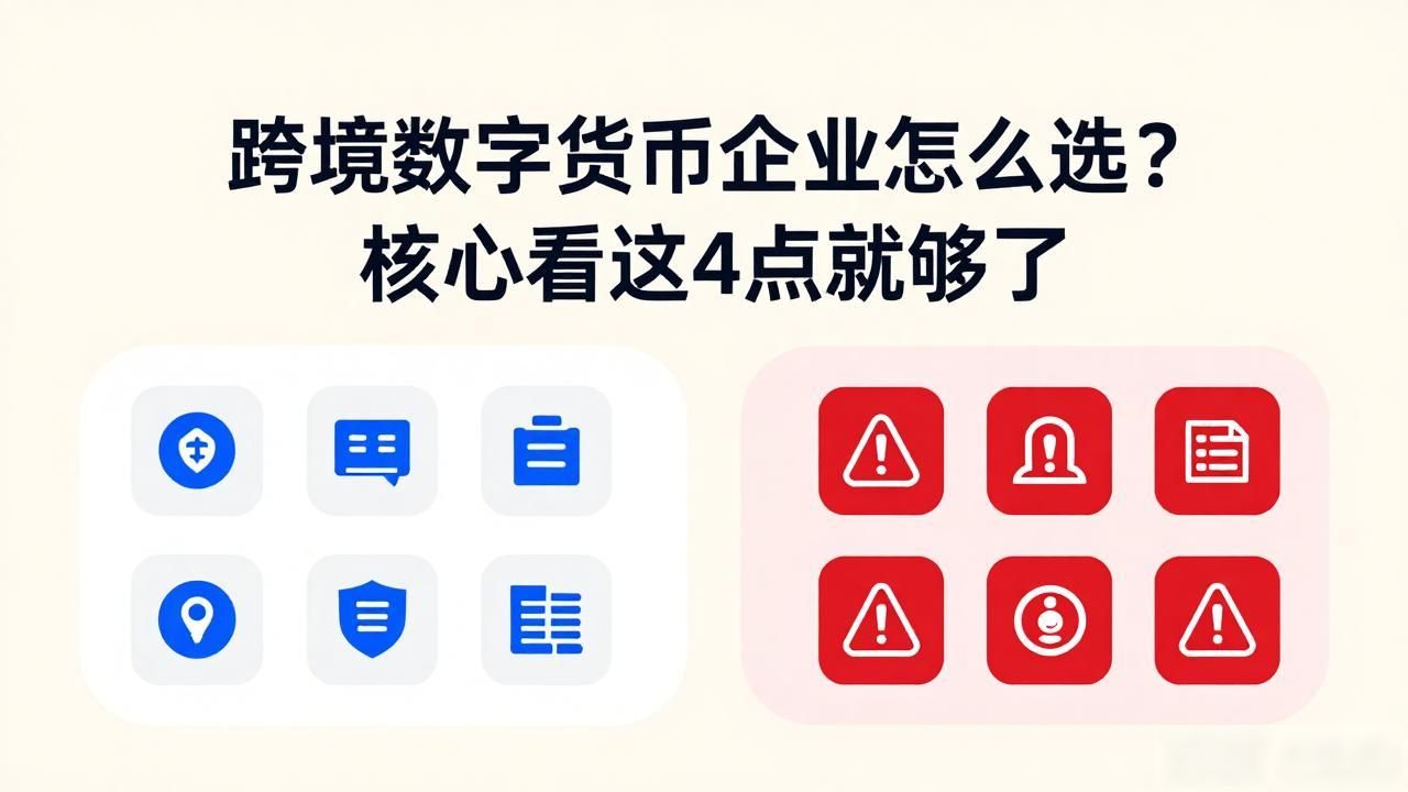 跨境数字货币企业怎么选?核心看这4点就够了