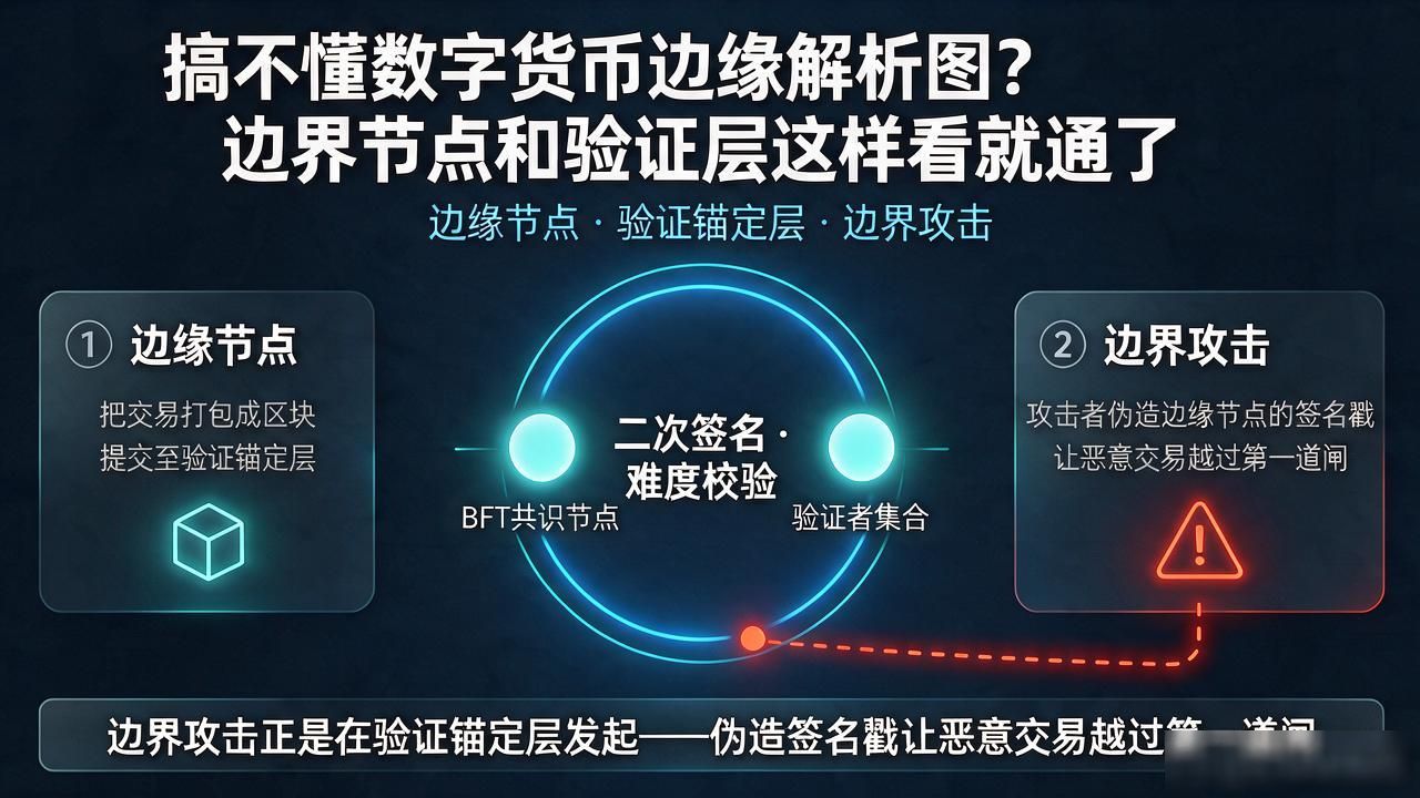 搞不懂数字货币边缘解析图？边界节点和验证层这样看就通了