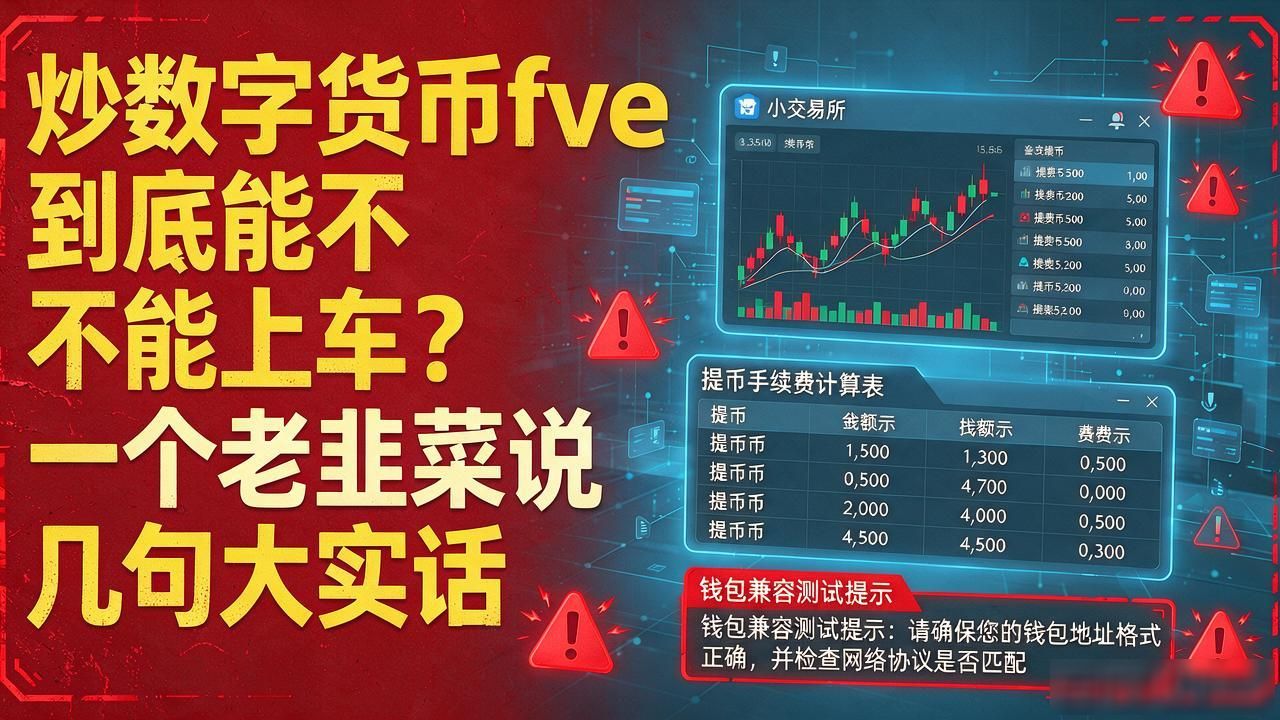 炒数字货币fve到底能不能上车?一个老韭菜说几句大实话